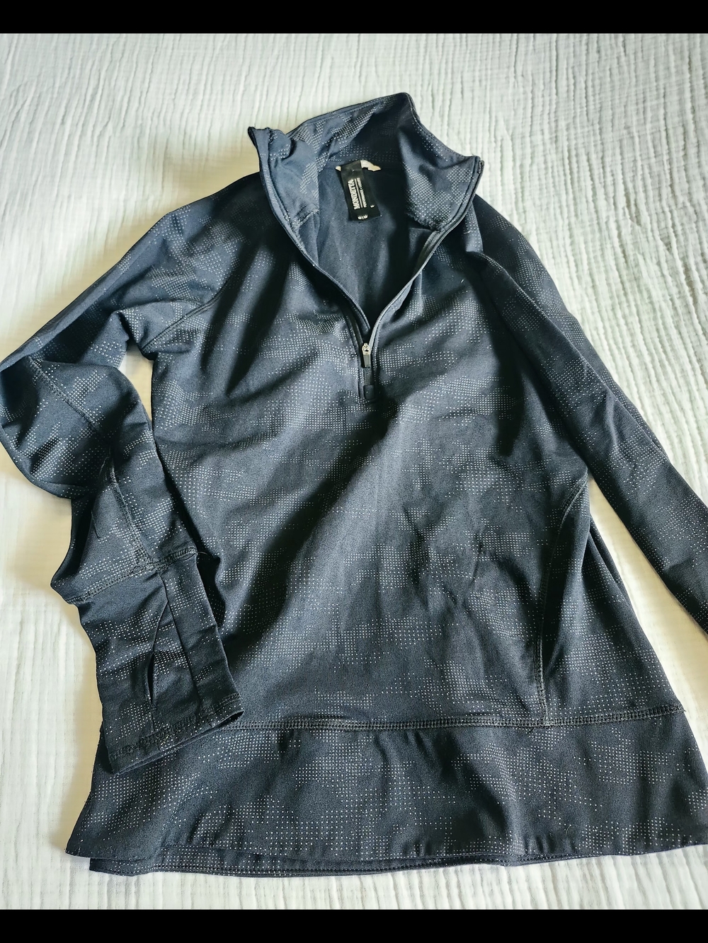 Mondetta Women's Black Quarter-Zip Pullover Jacket